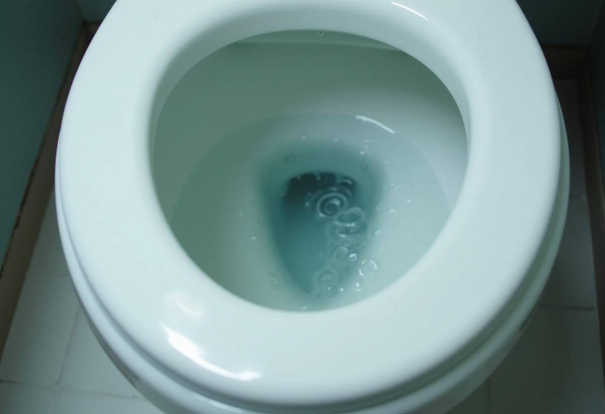 Toilet gurgling and bubbling, a sign of a septic problem